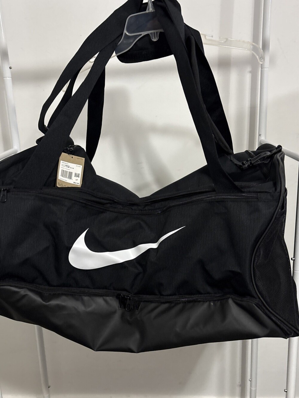 Nike Brasilia 95 L Men's Large Duffle Training Bag - Black (DO9193-010) NEW